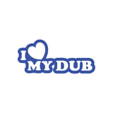 JDM Hearts I Love My Dub Sticker