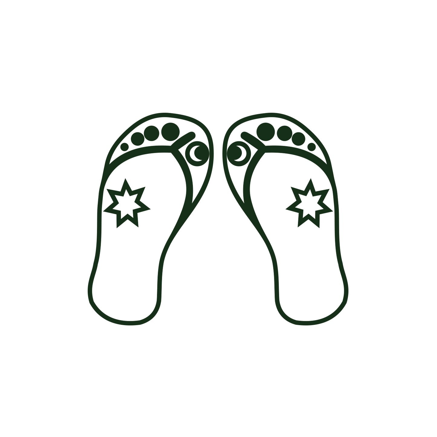 Slippers Sticker