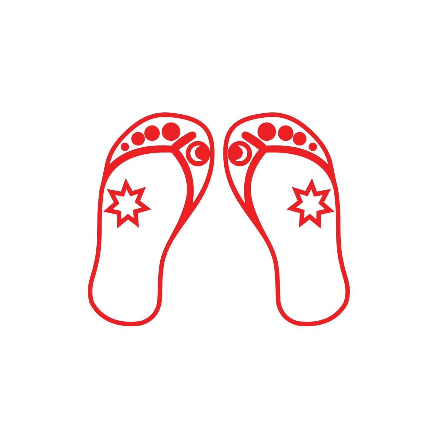 Slippers Sticker