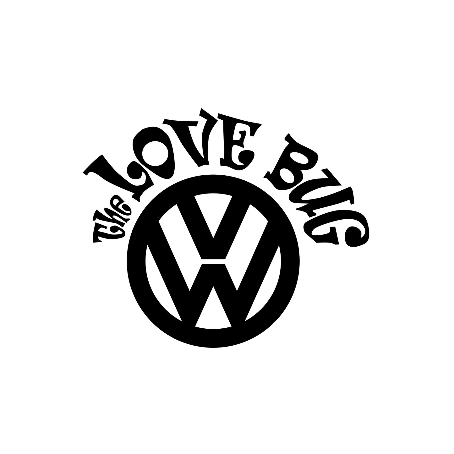 VW The Love Bug Sticker