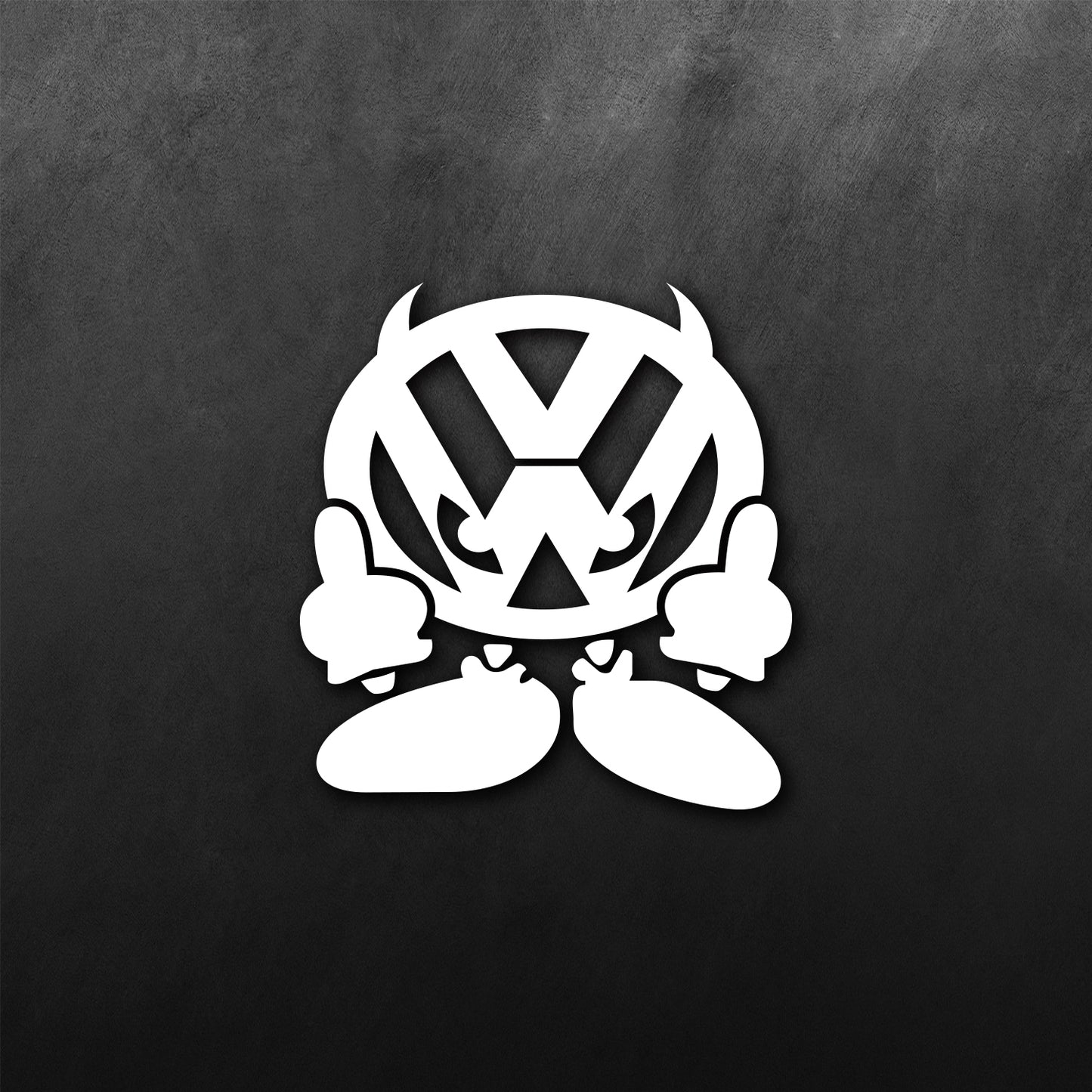 VW Devil Sticker