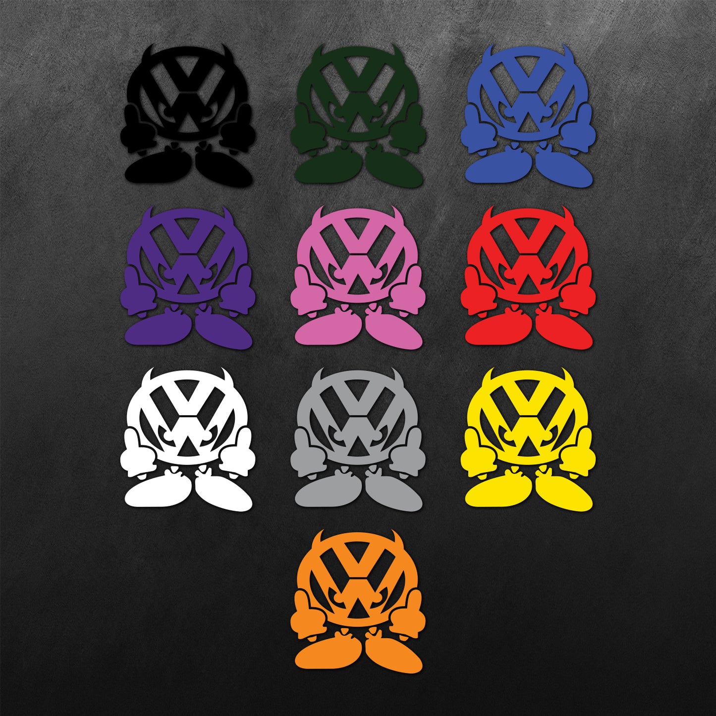 VW Devil Sticker
