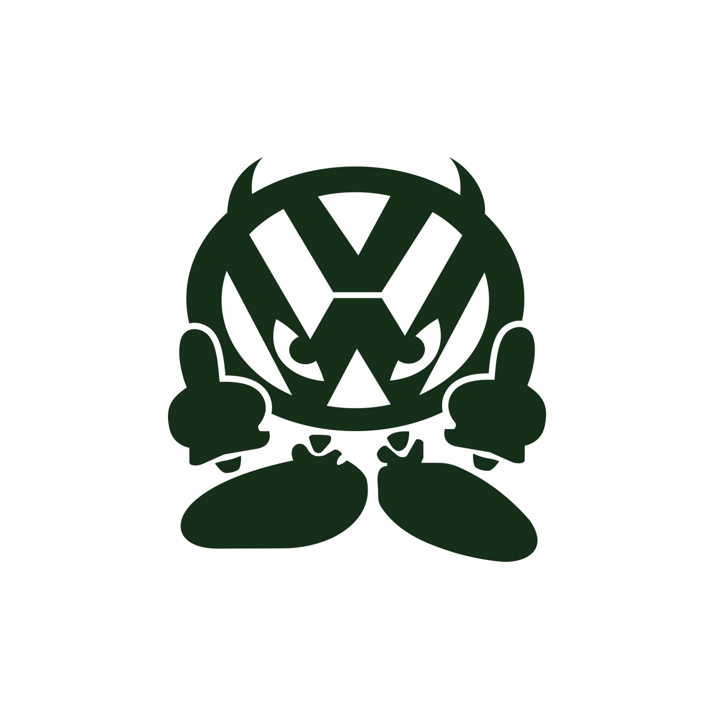 VW Devil Sticker