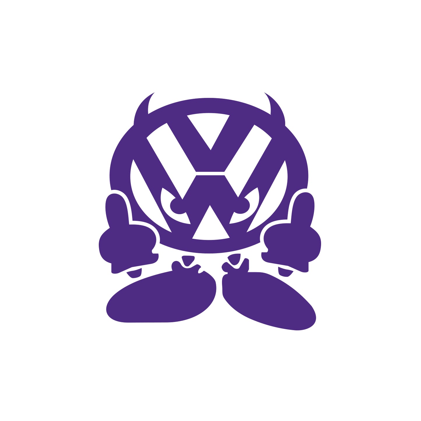 VW Devil Sticker