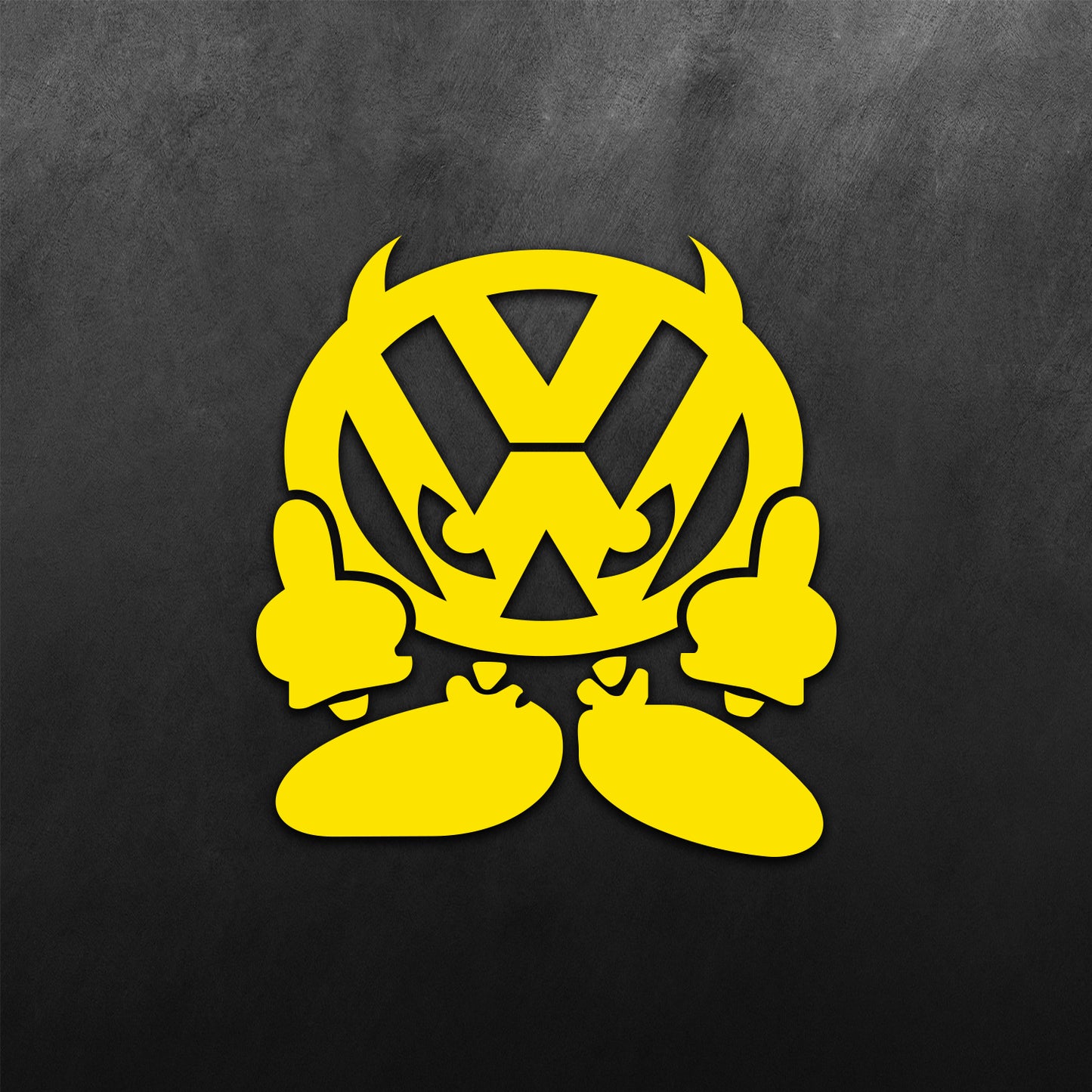 VW Devil Sticker