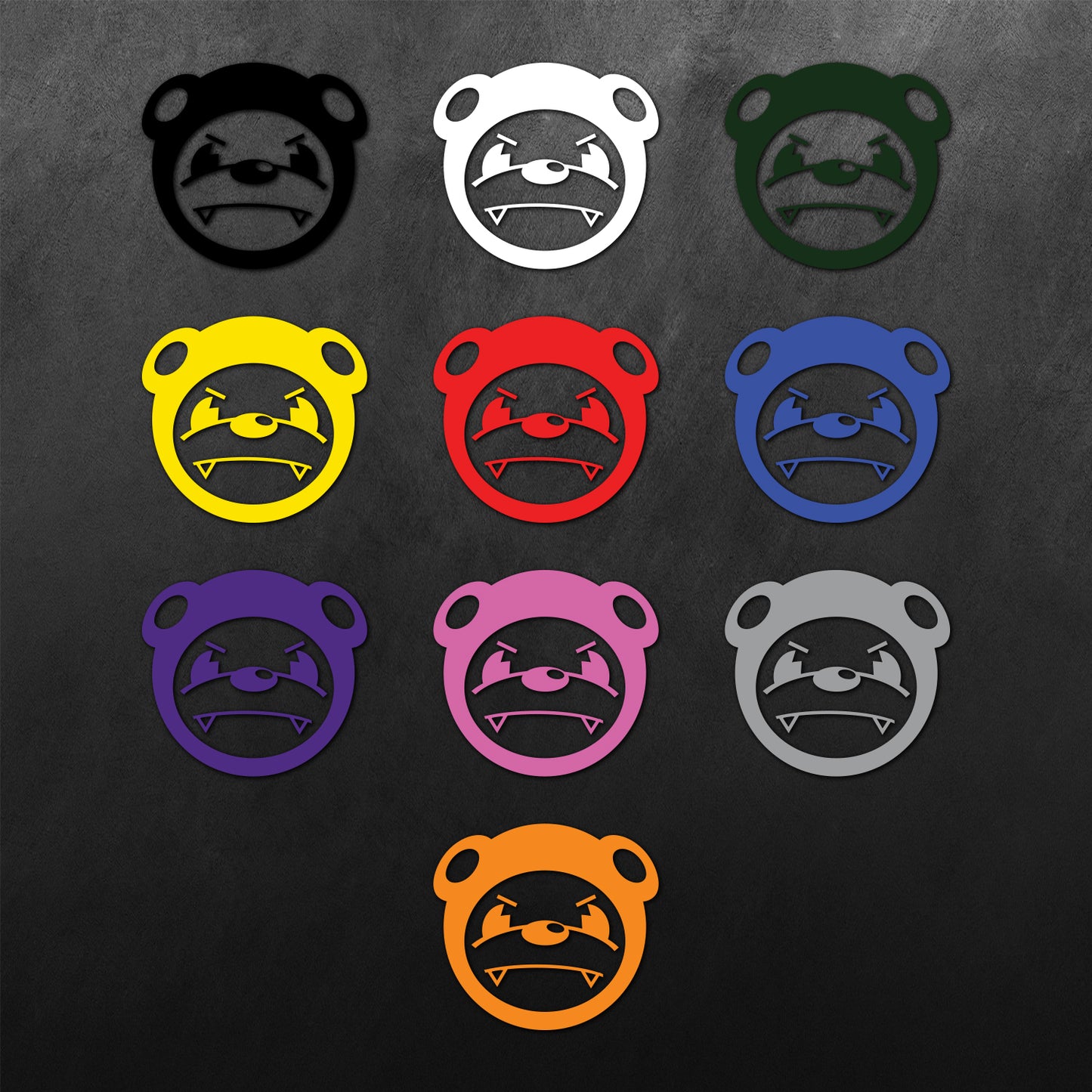 JDM Panda Angry Sticker