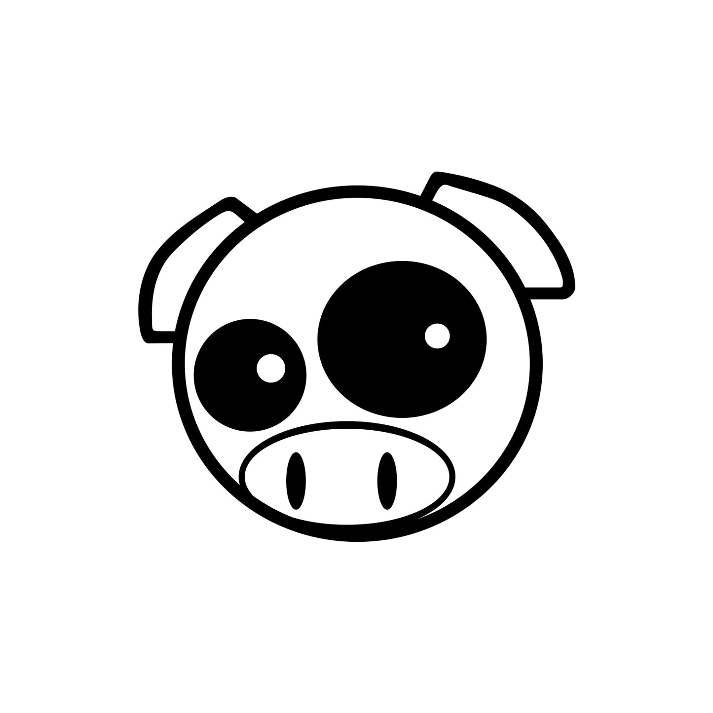 JDM P-chan Pig Sticker for Subaru