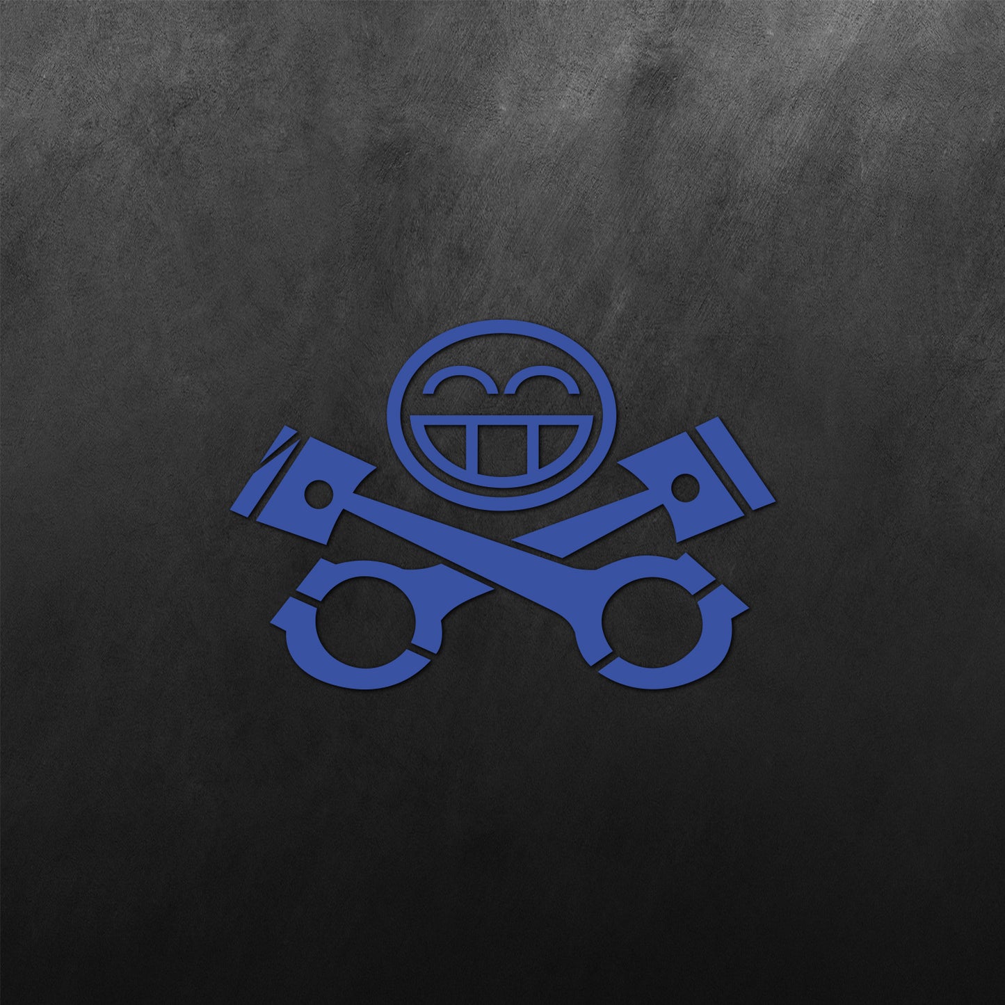 Piston Big Grin Emoticon Sticker