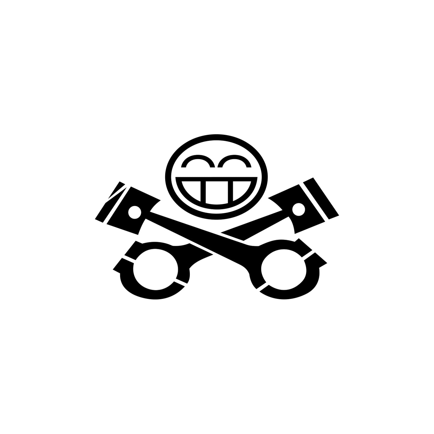 Piston Big Grin Emoticon Sticker