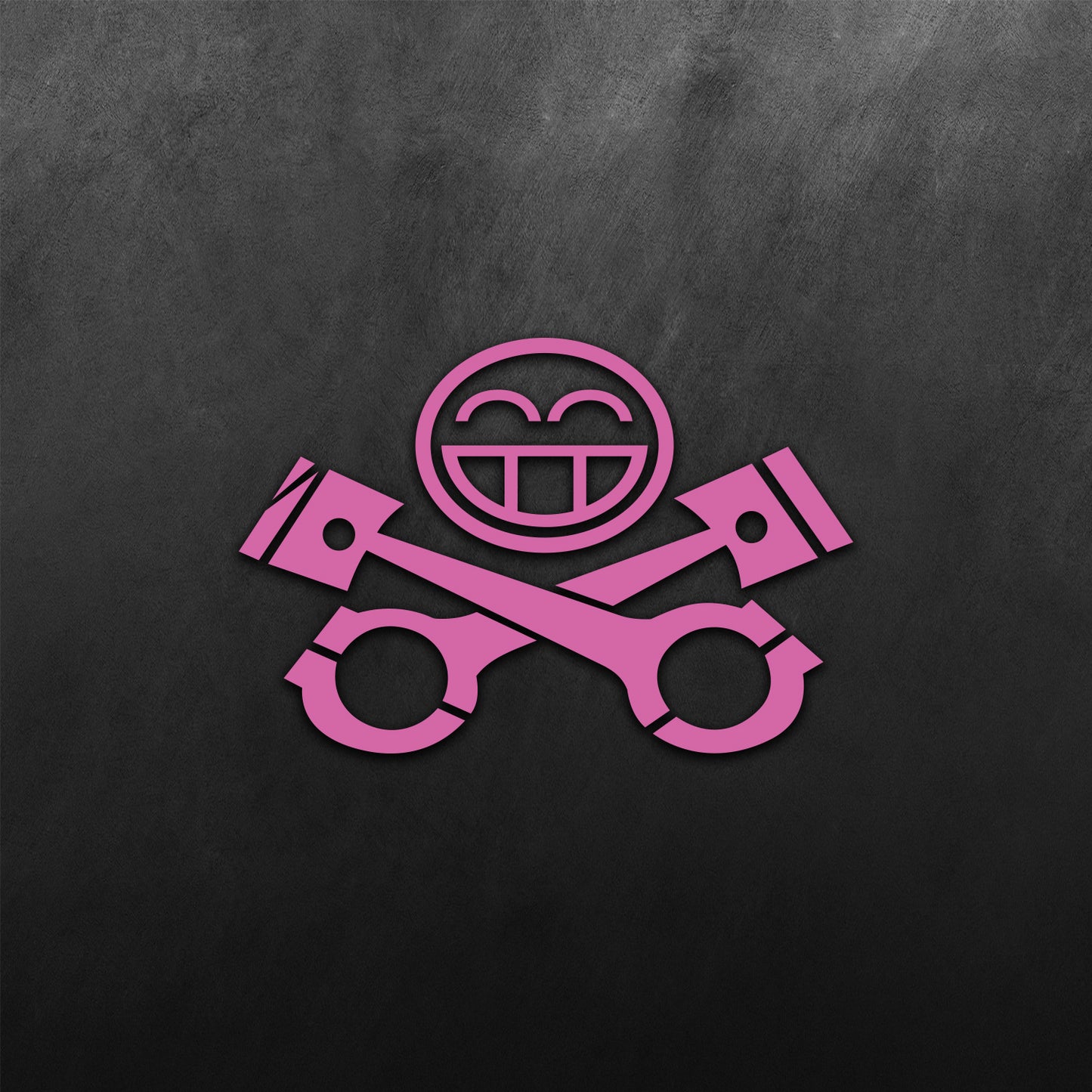 Piston Big Grin Emoticon Sticker