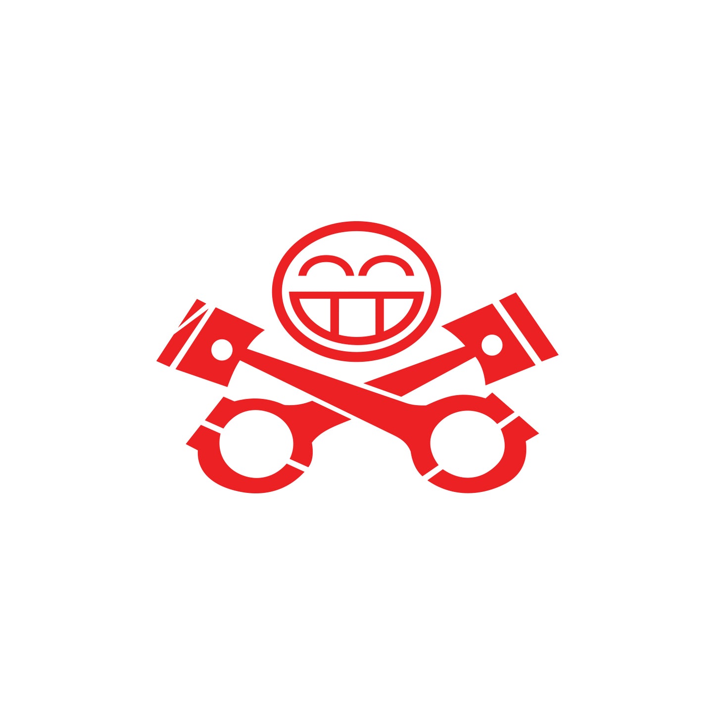 Piston Big Grin Emoticon Sticker