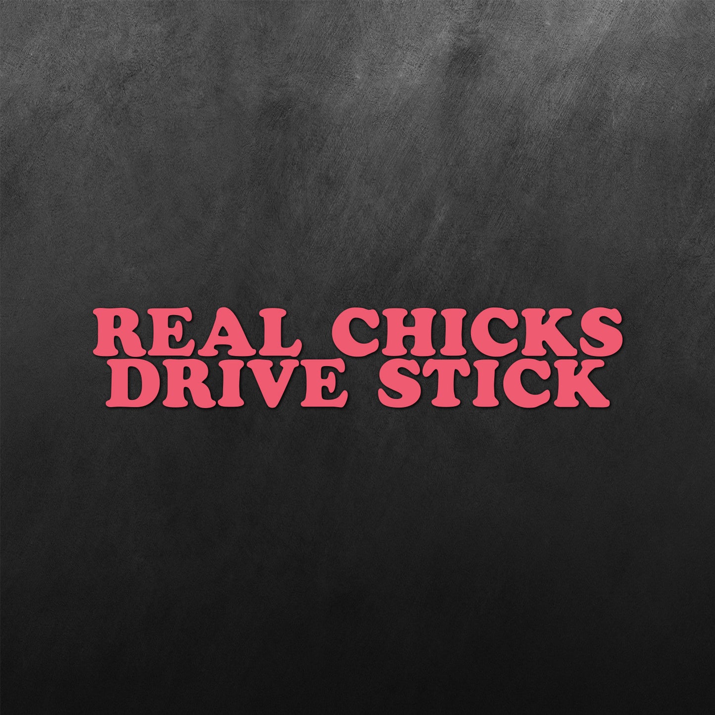 Real Chicken Drive Stick Sticker