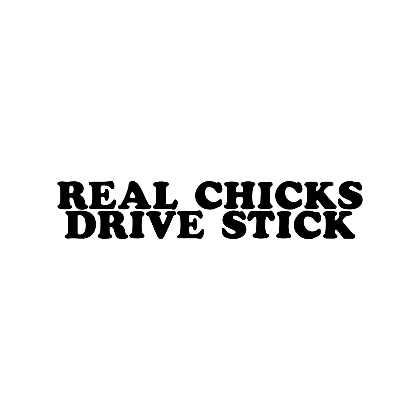 Real Chicken Drive Stick Sticker