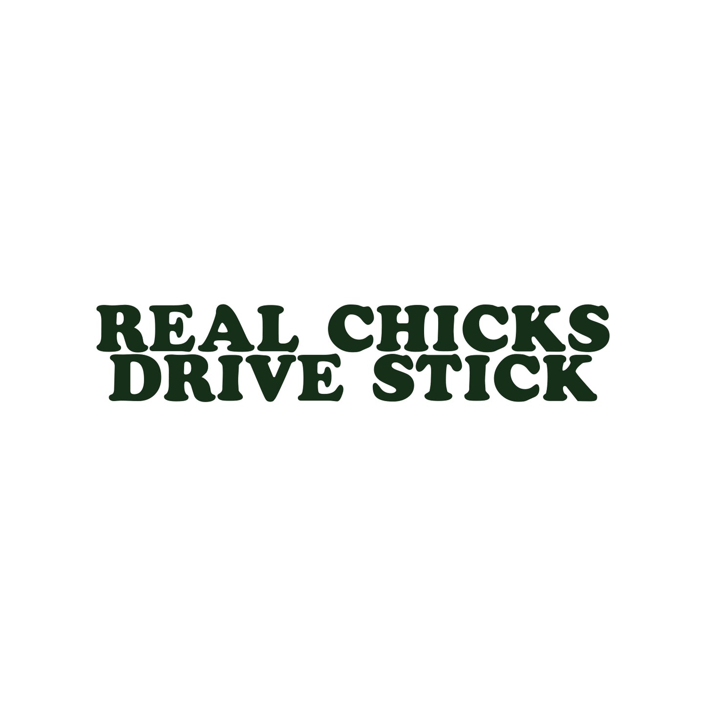 Real Chicken Drive Stick Sticker