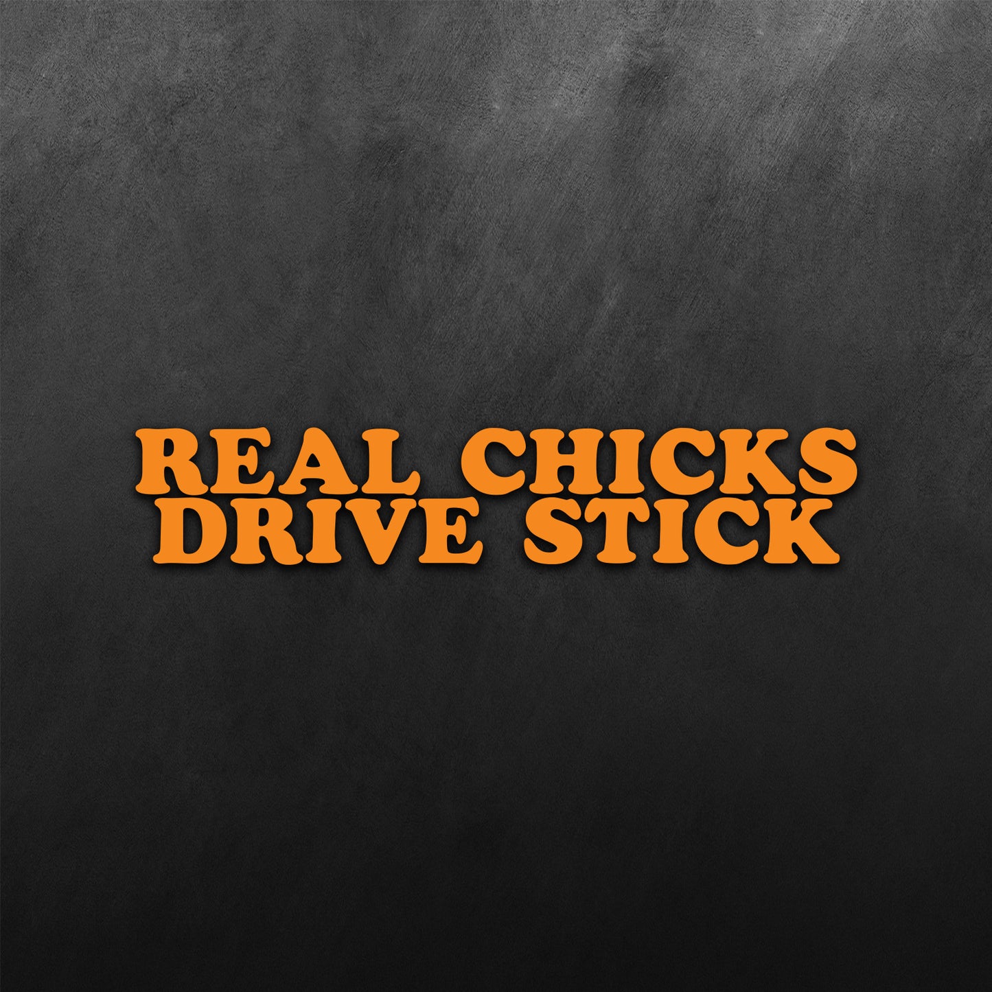 Real Chicken Drive Stick Sticker