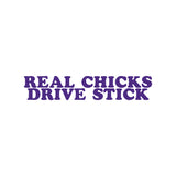 Real Chicken Drive Stick Sticker