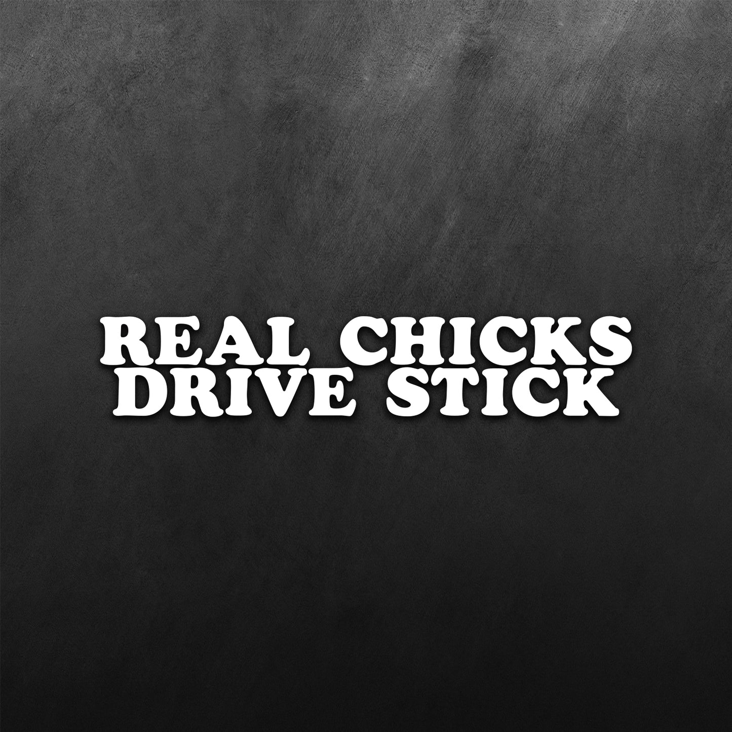 Real Chicken Drive Stick Sticker