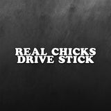 Real Chicken Drive Stick Sticker