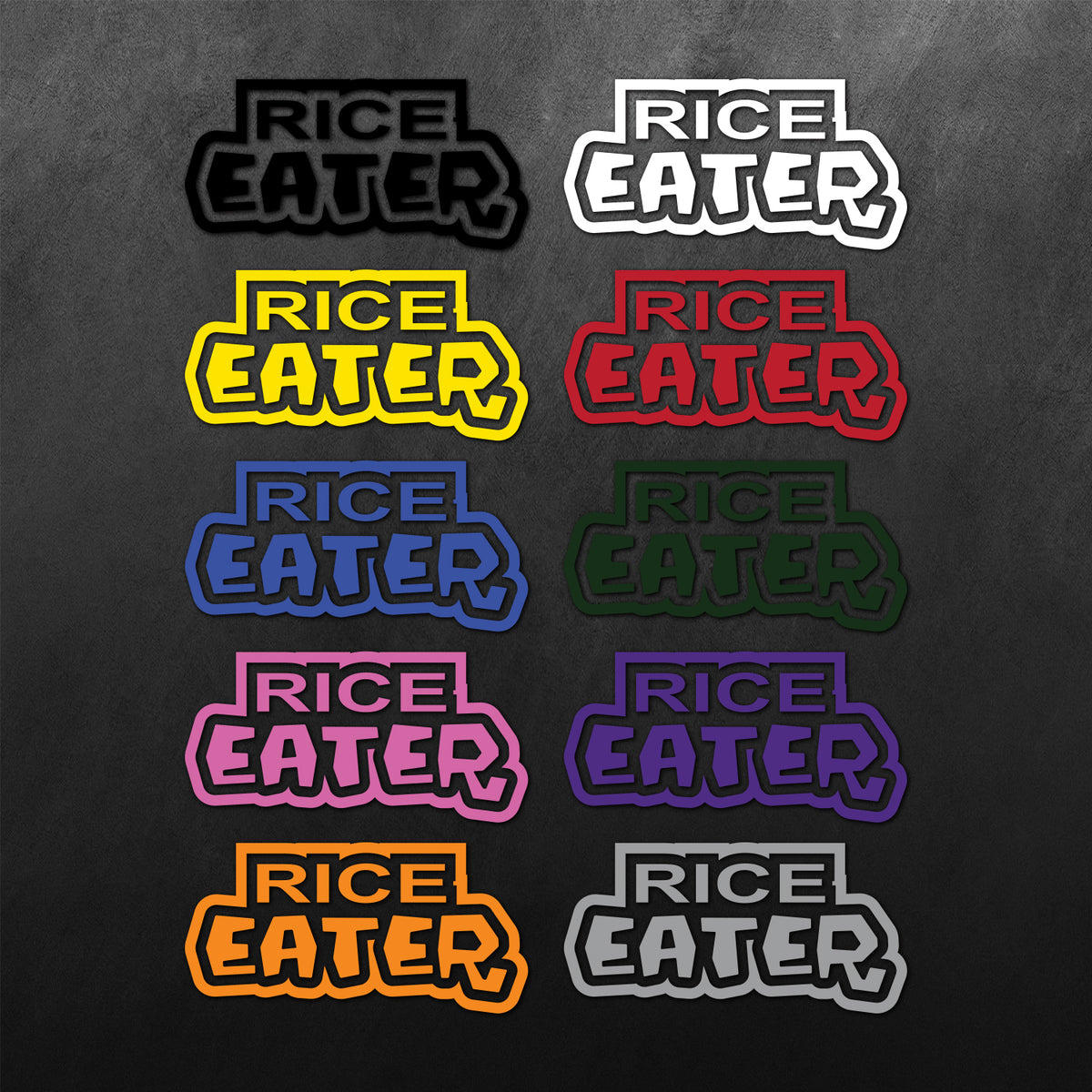 Jdm Rice JDM Rice Eater Sticker – Retrobot