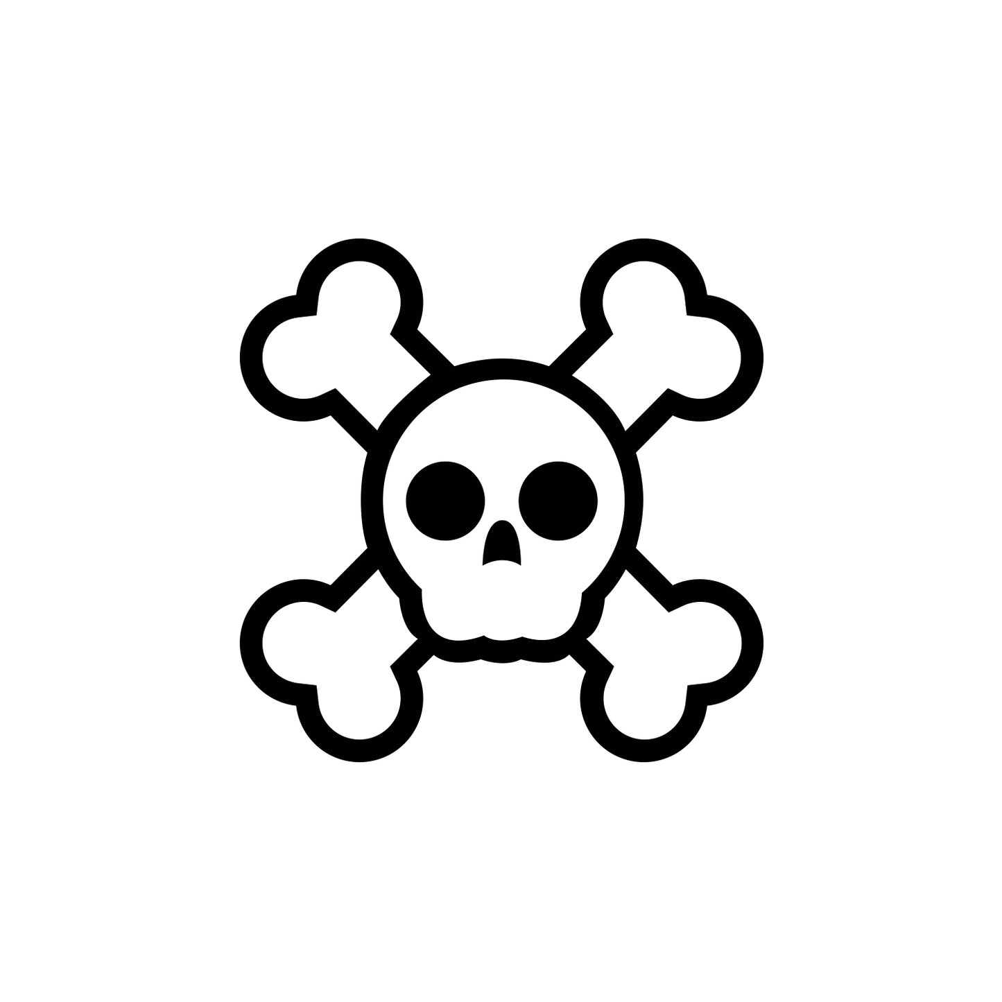 Skull Chibi Sticker