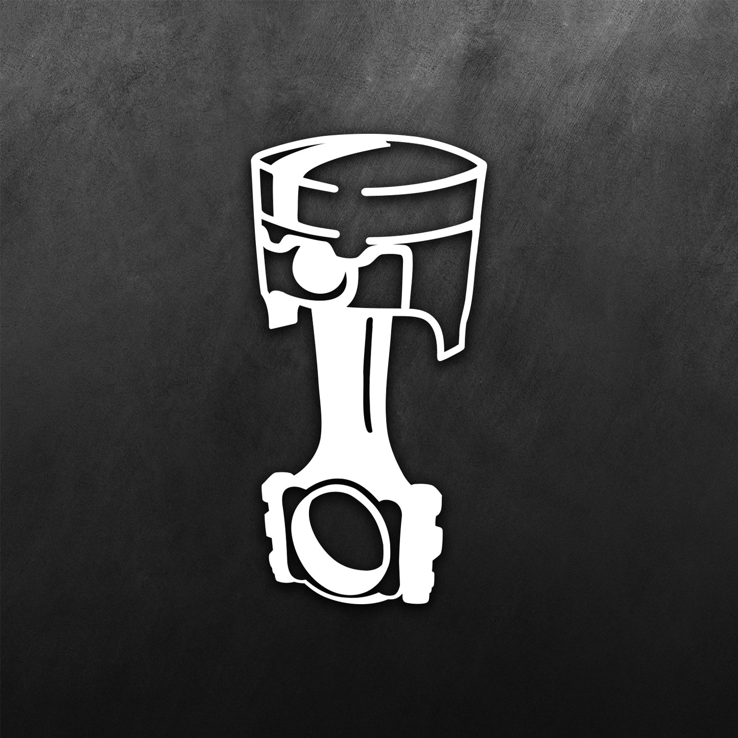 Single Piston Sticker
