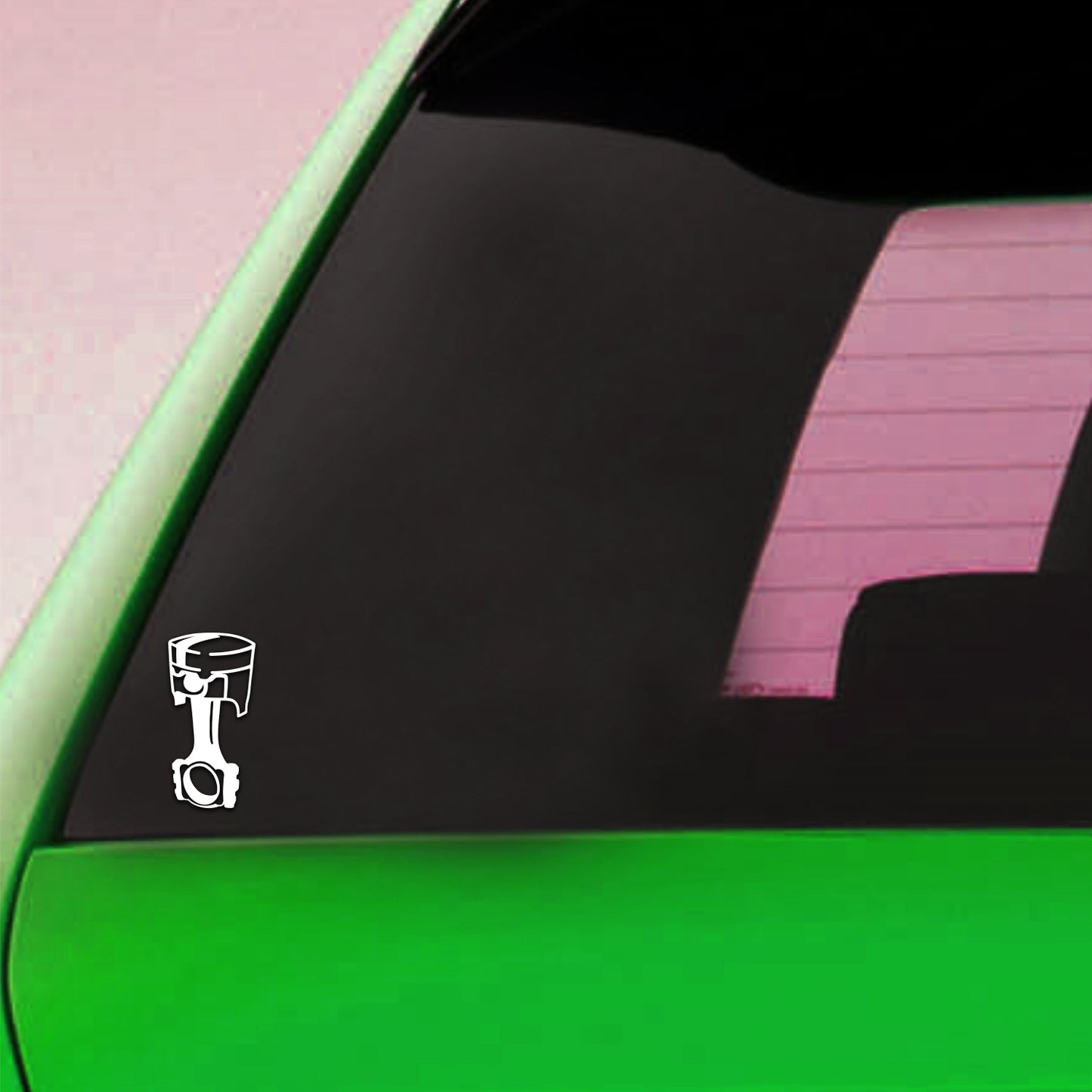 Single Piston Sticker