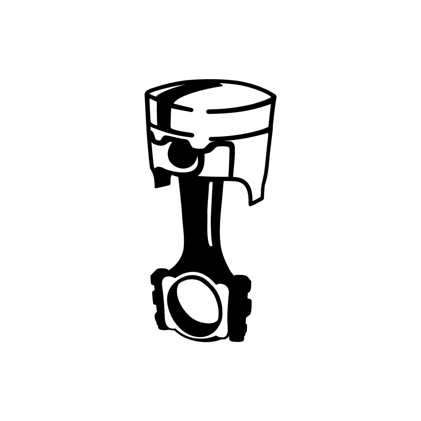 Single Piston Sticker