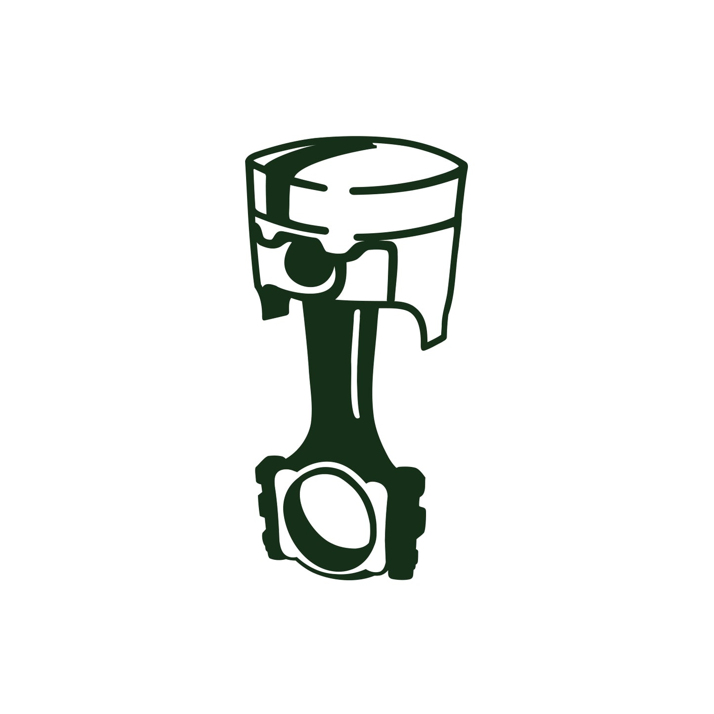 Single Piston Sticker