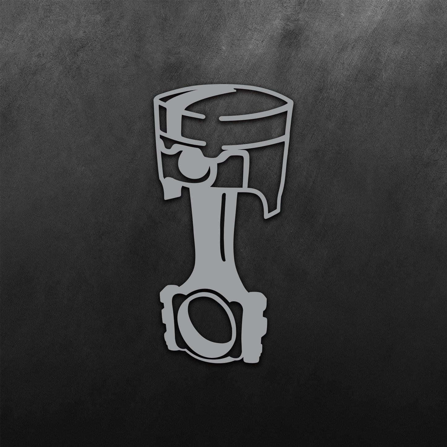 Single Piston Sticker