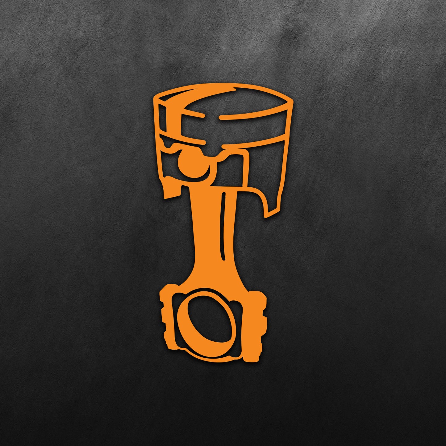Single Piston Sticker