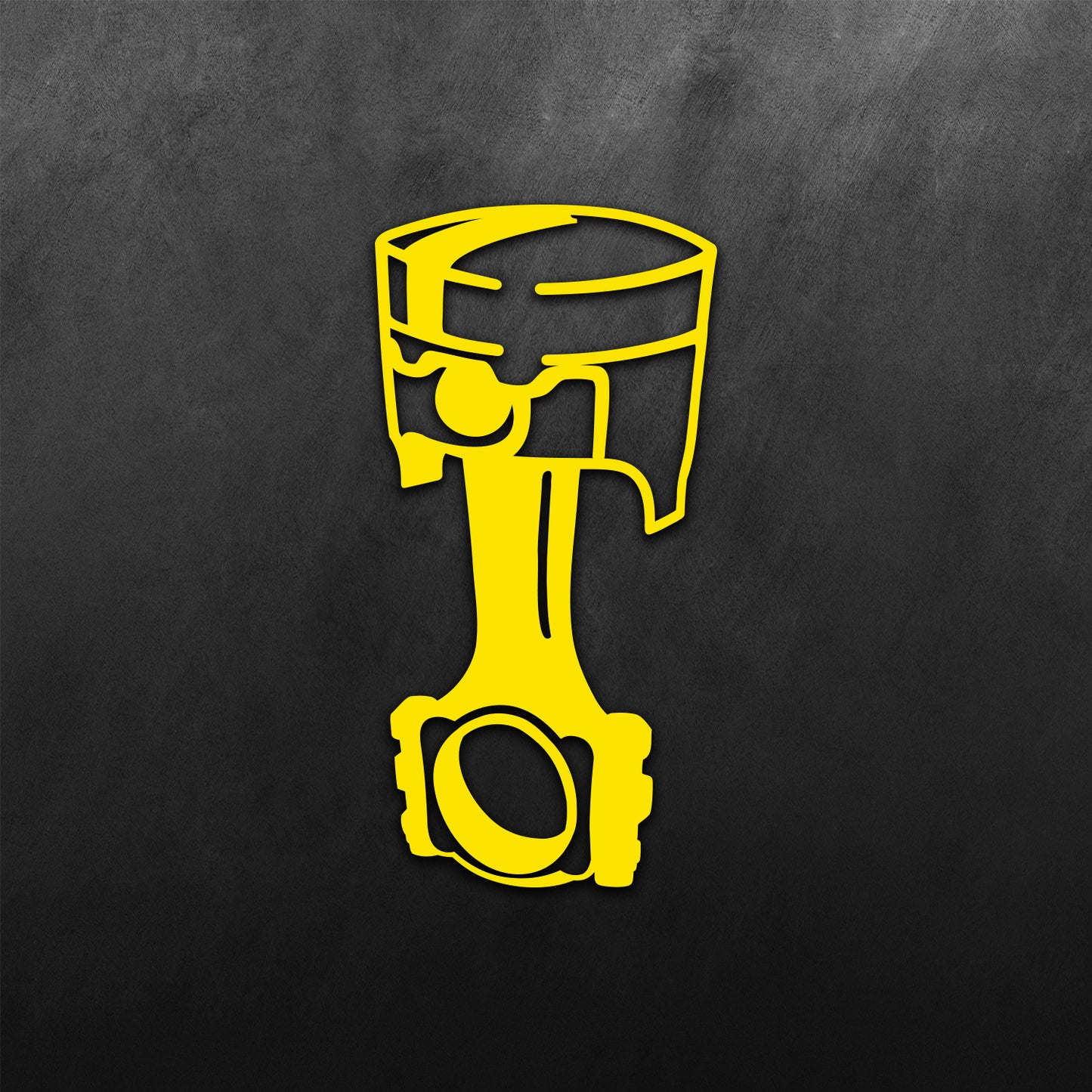 Single Piston Sticker
