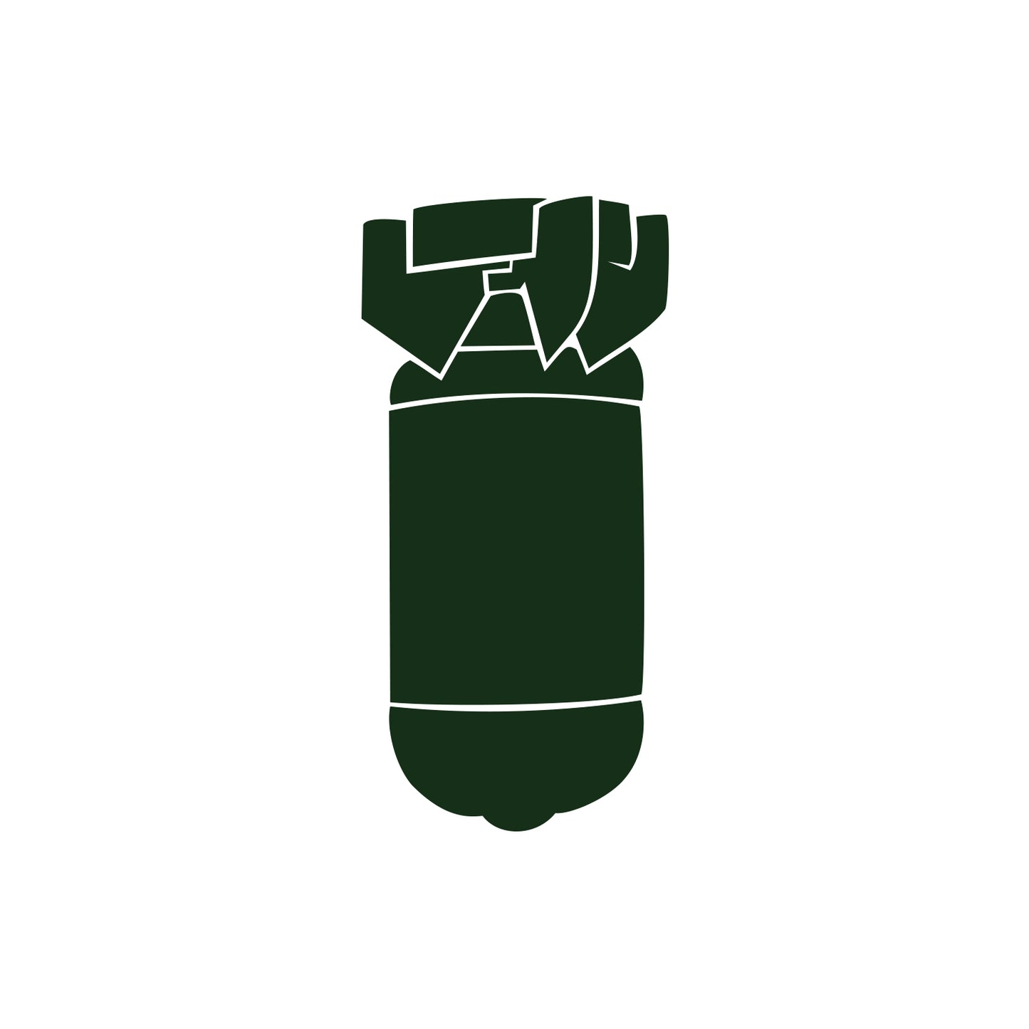 Single Torpedo Bomb Sticker
