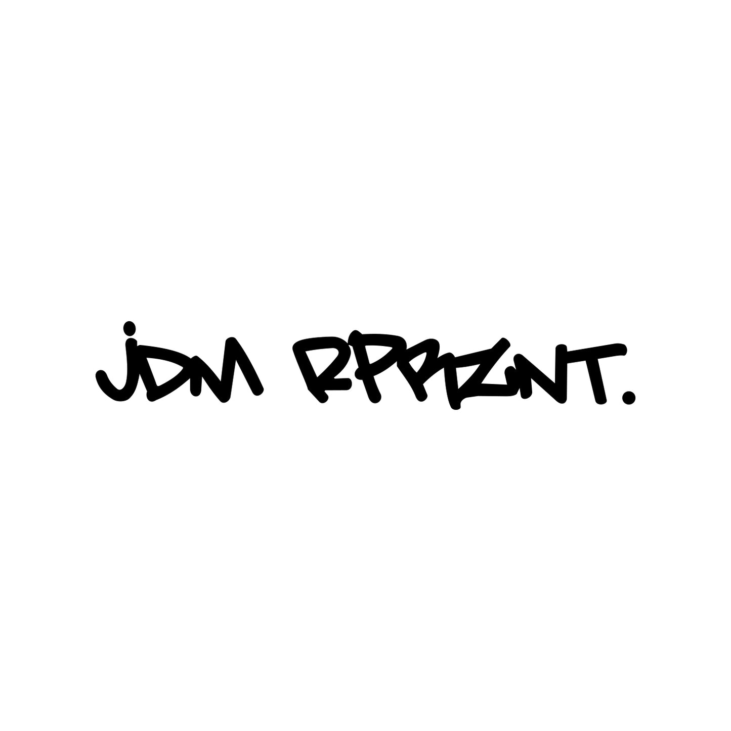 JDM P Sticker