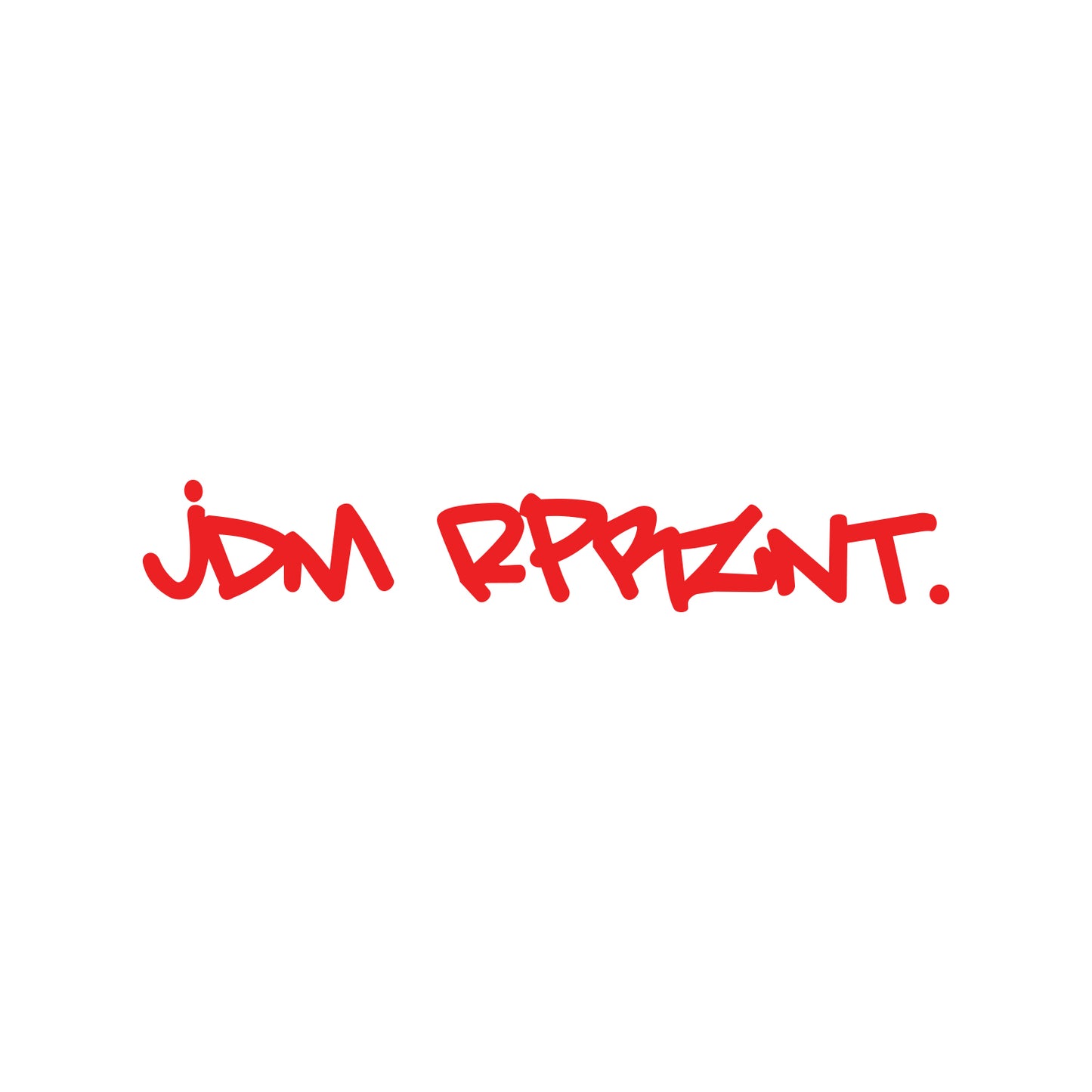 JDM P Sticker