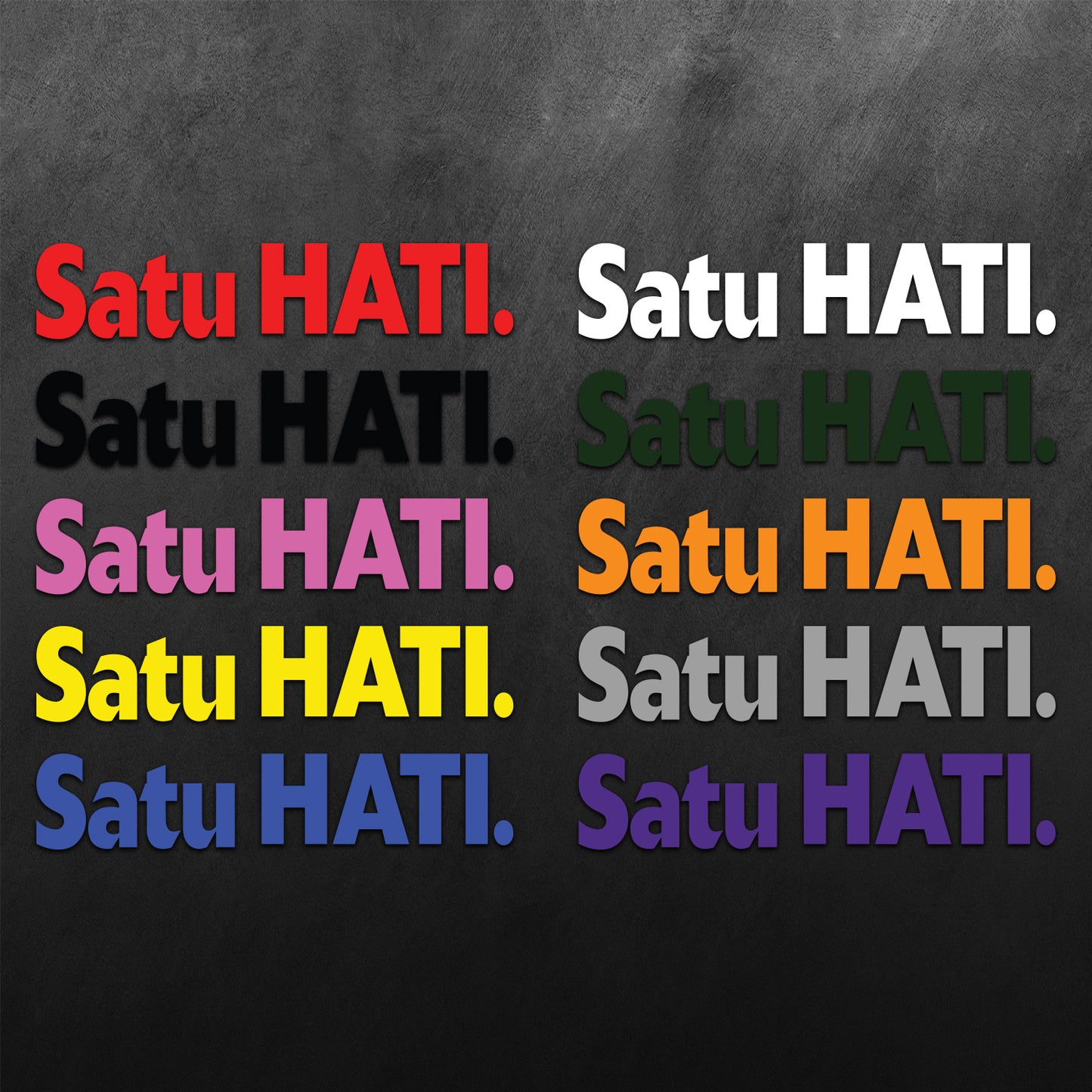 Satu Hati for Honda Sticker