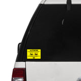 Attention Sticker for Land Rover