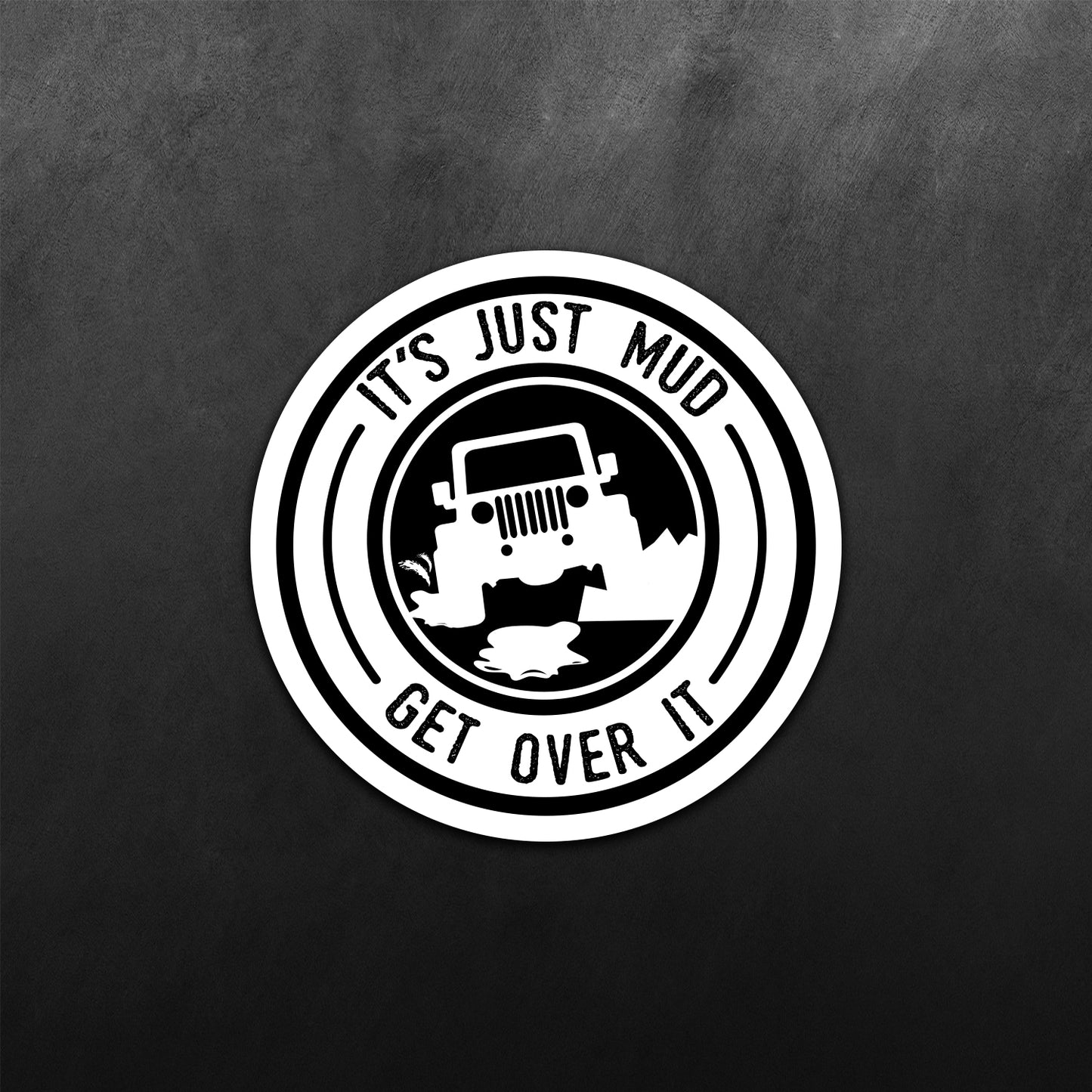 It's Just Mud Sticker for Jeep
