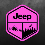 Adventure Sticker for Jeep