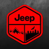Adventure Sticker for Jeep