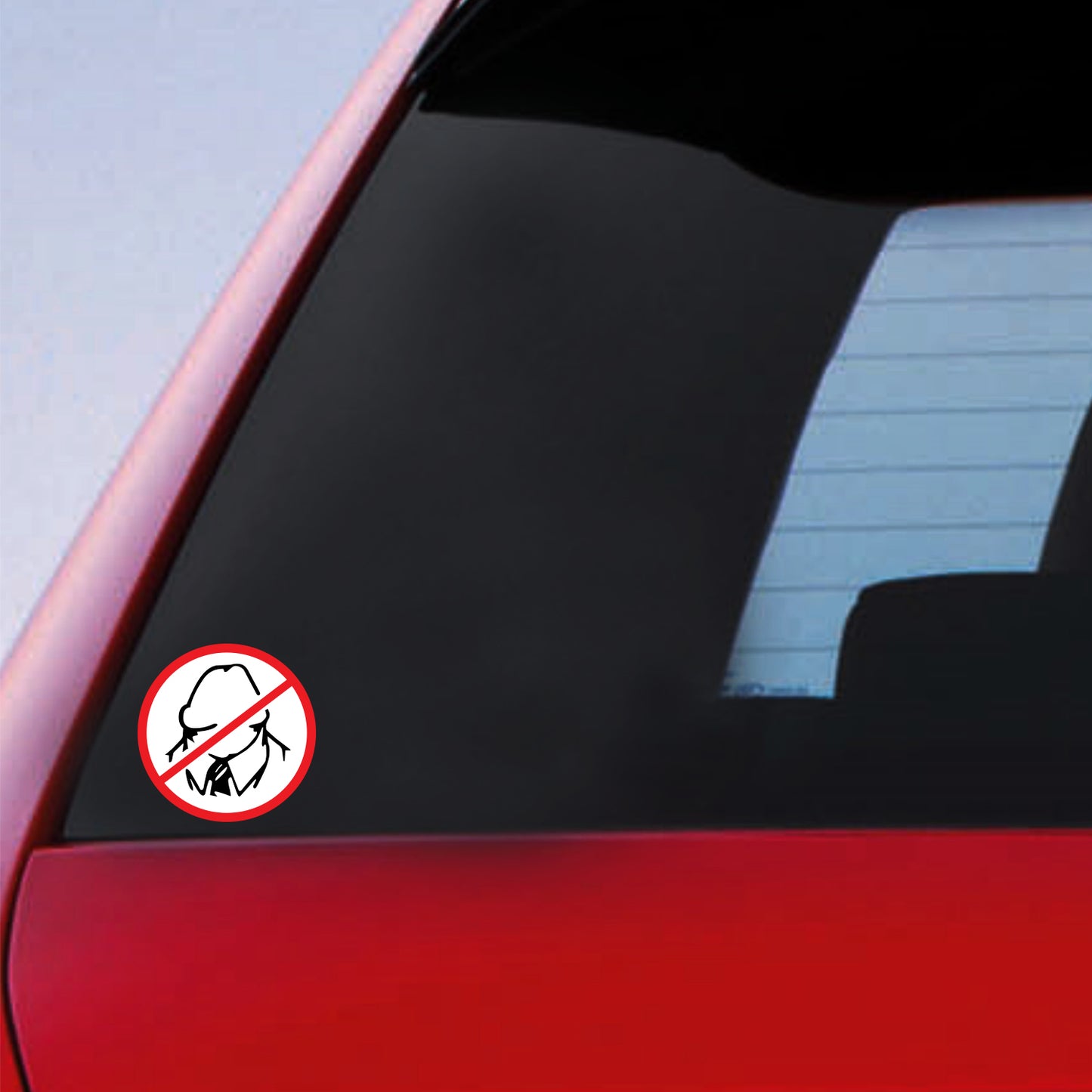 No Dick Head Sticker