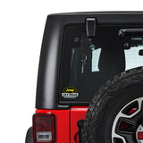 Off Road Experience Sticker for Jeep