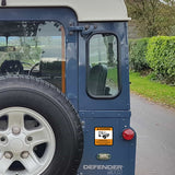 Warning True Adventure Sticker for Land Rover