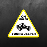 Young for Jeeper Sticker for Jeep