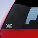 Drifting Advisory Explicit Angle Sticker