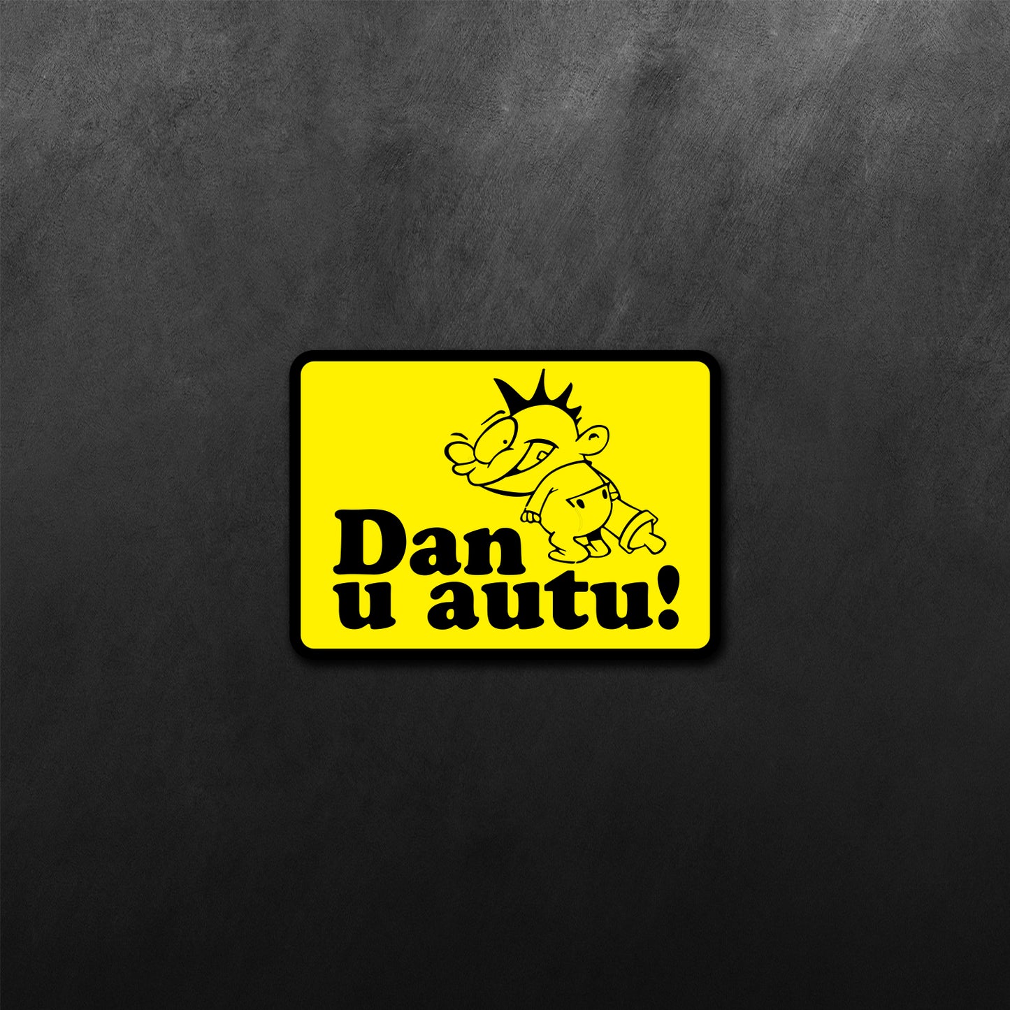 Dan U Autu Sticker