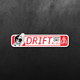 JDM Drift Check Ok Sticker