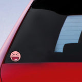 Emoticon Laugh with Closed Eyes JDM Sticker
