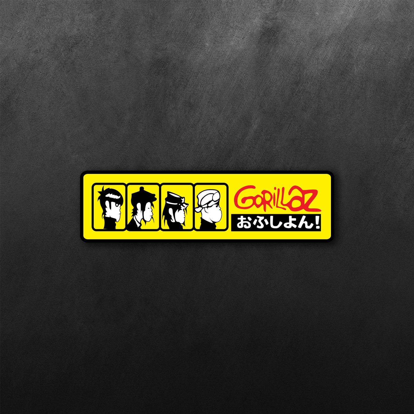 Gorillaz  JDM Sticker