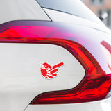 JDM Hand Rising Sun Middle Finger Sticker