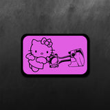 JDM Hello Kitty Piston Sticker